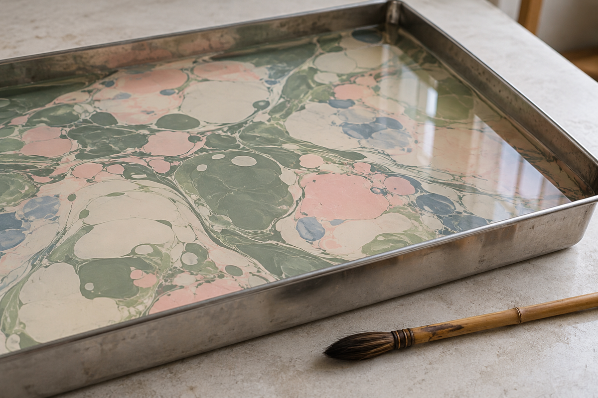 What Is Lacquer Water-Marbling? From Water to Pattern