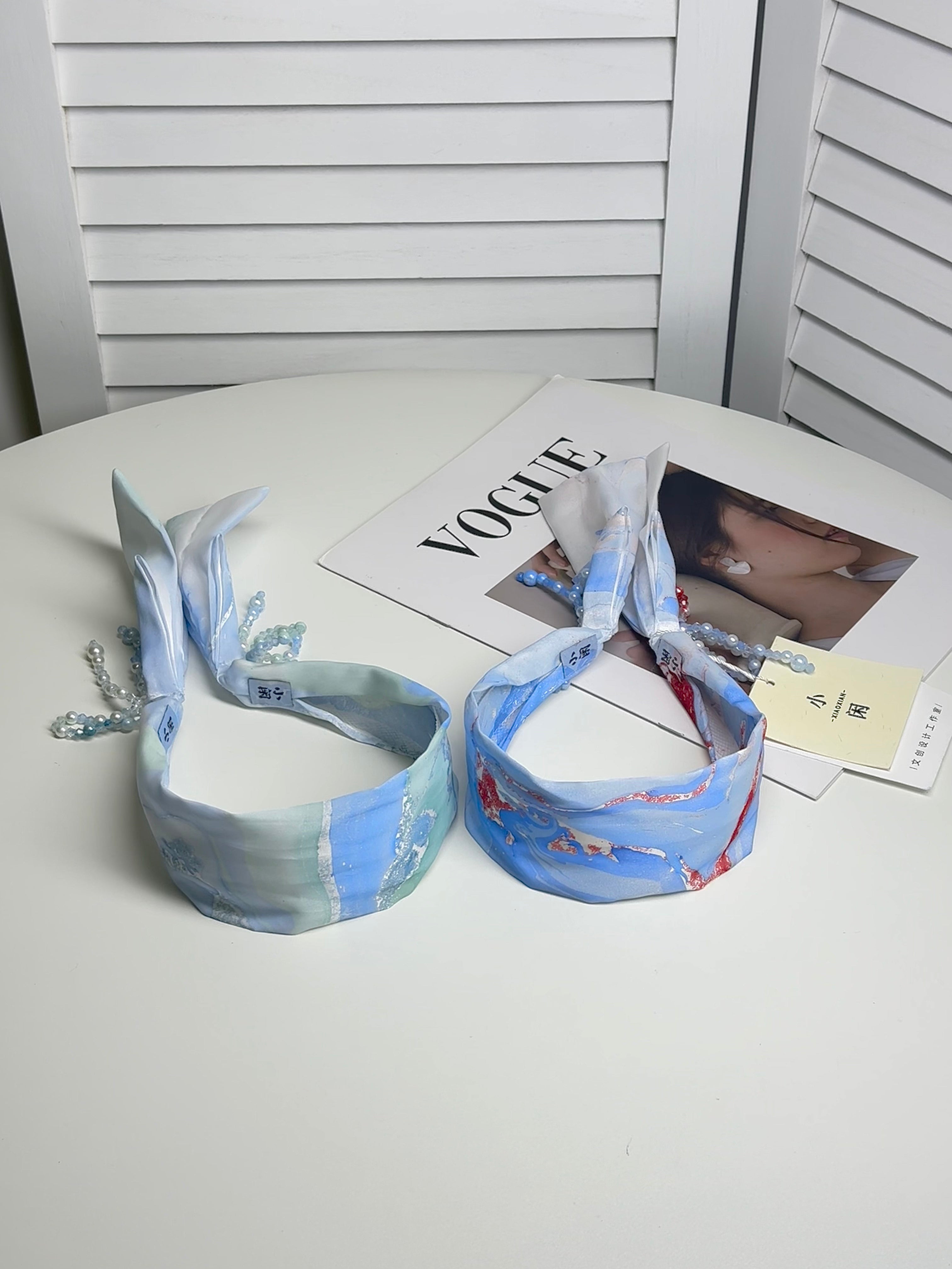 Snowfall Ribbon Headband