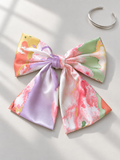 Floating Lacquer Silk Hair Bow
