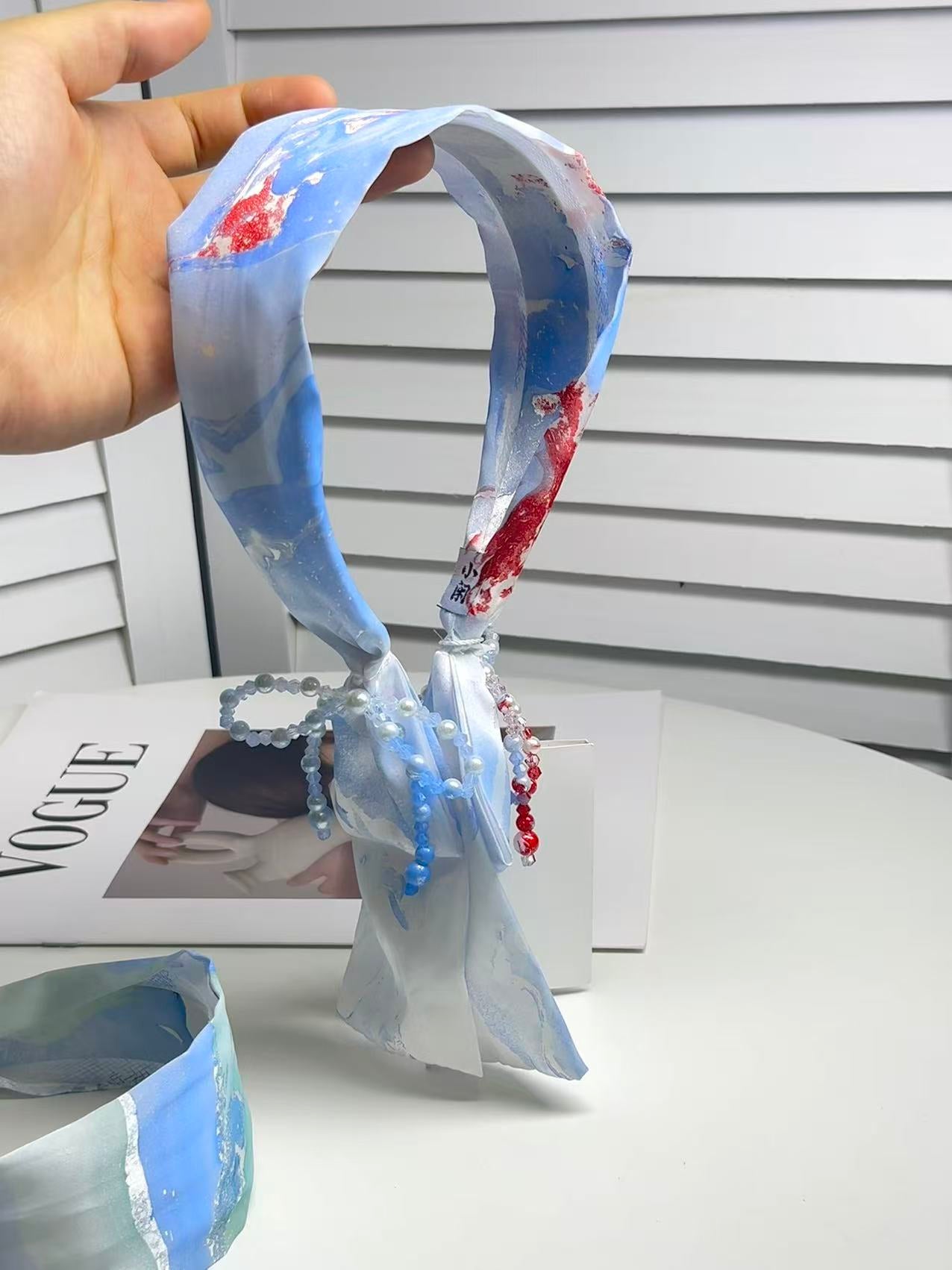 Snowfall Ribbon Headband