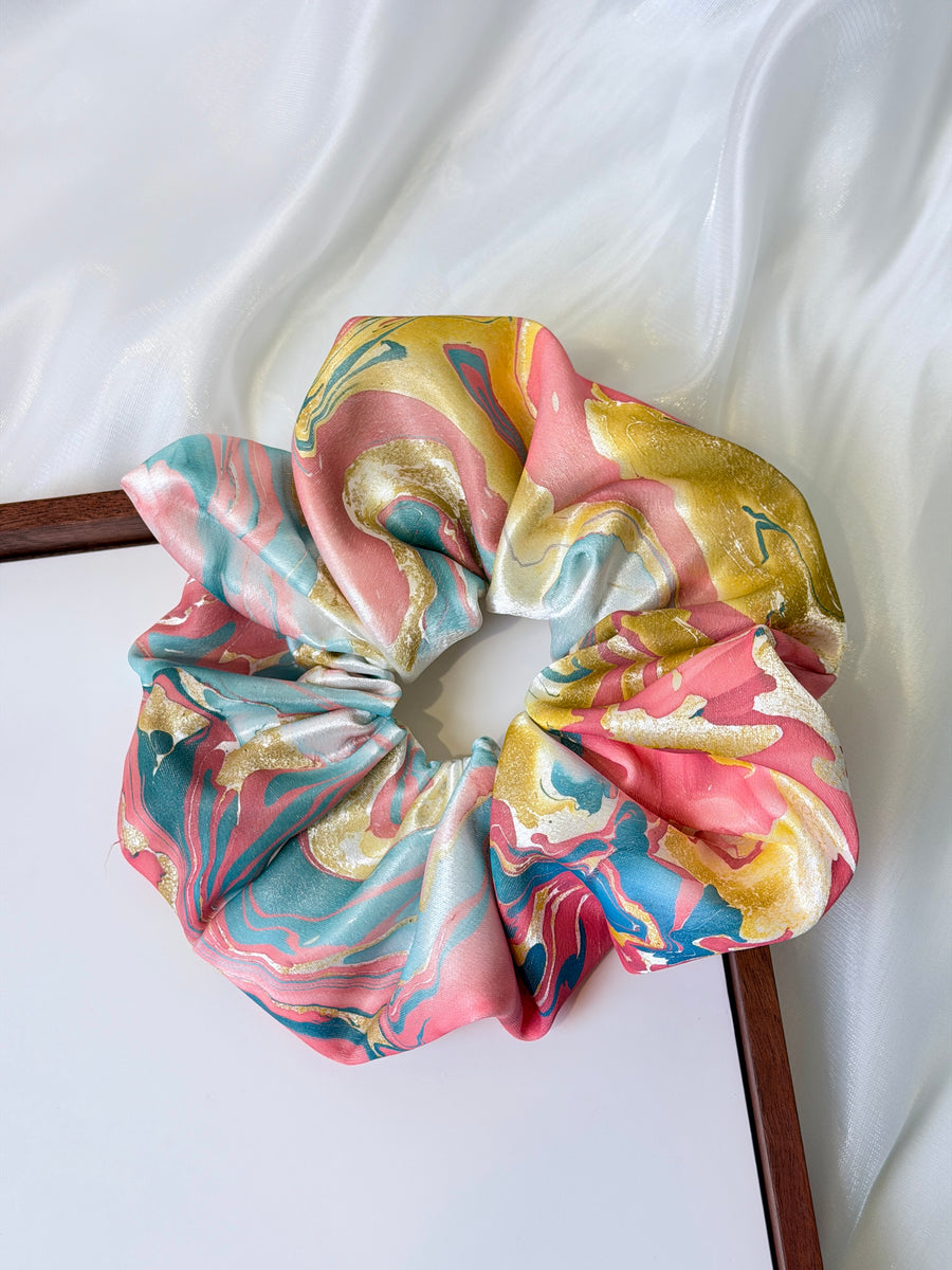 Floating Lacquer Oversized Scrunchie
