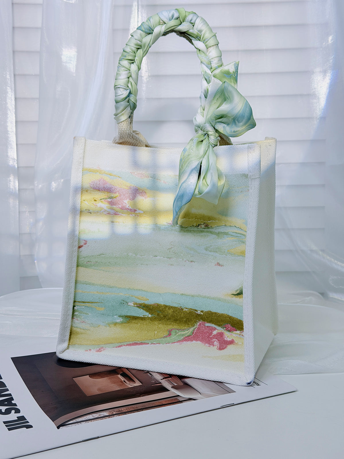 Floating Lacquer Tote