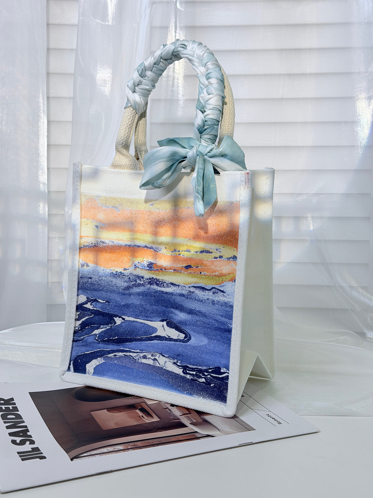 Floating Lacquer Tote
