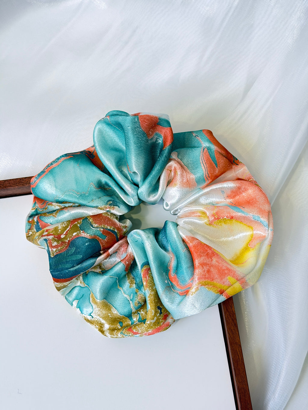 Floating Lacquer Oversized Scrunchie