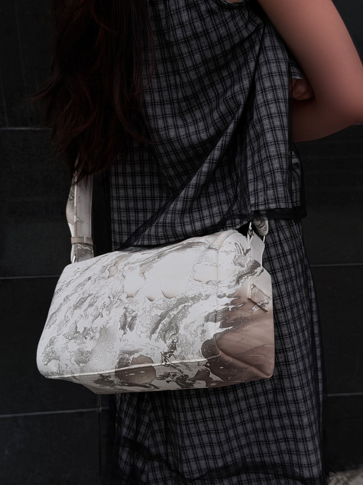 Floating Lacquer Crossbody Bag