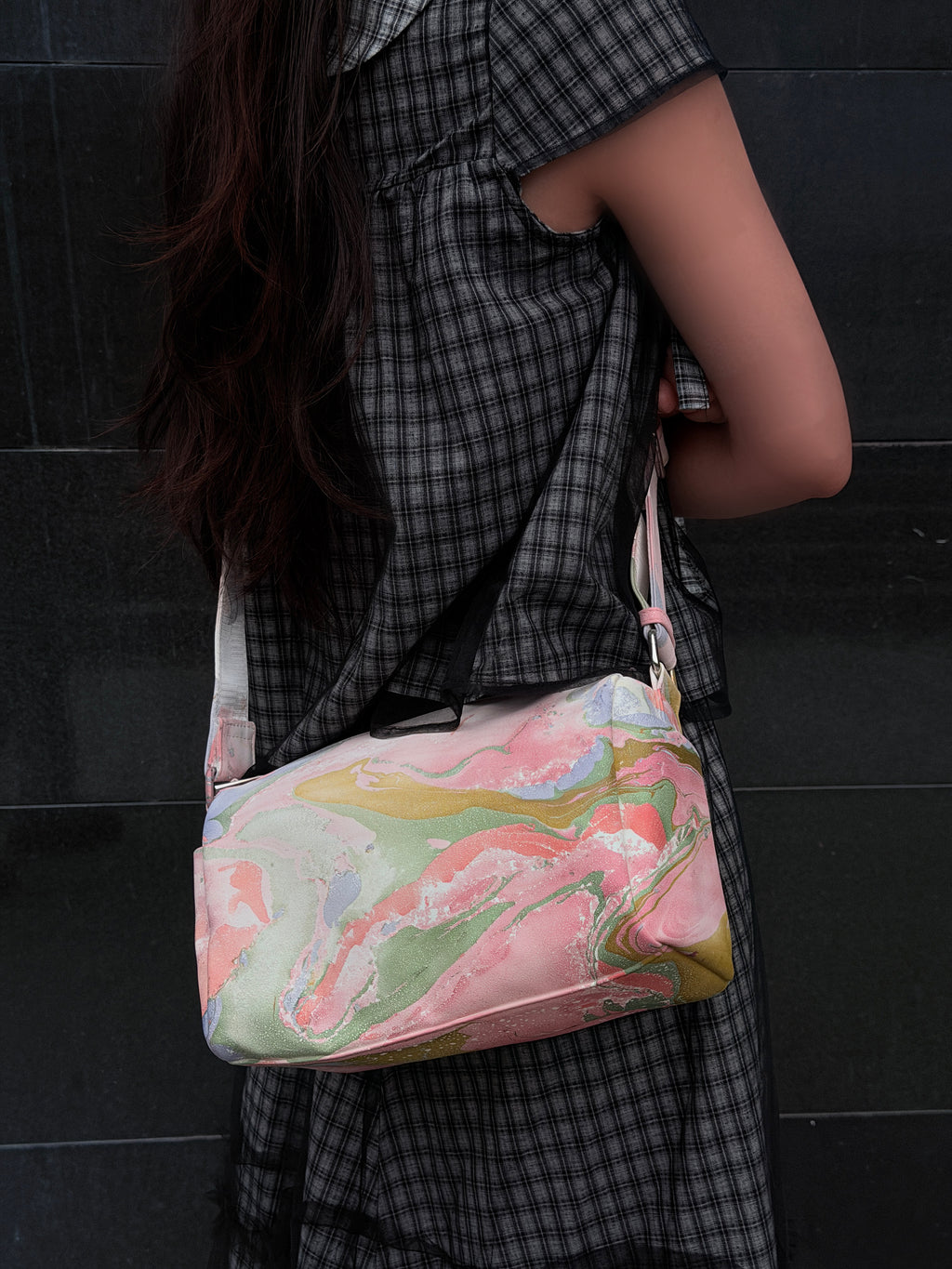 Floating Lacquer Crossbody Bag
