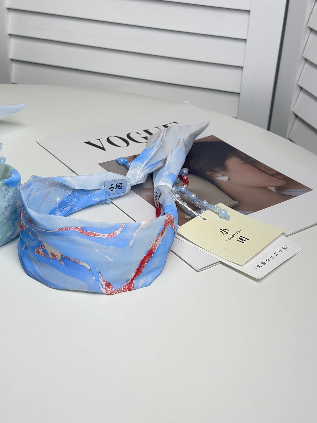 Snowfall Ribbon Headband