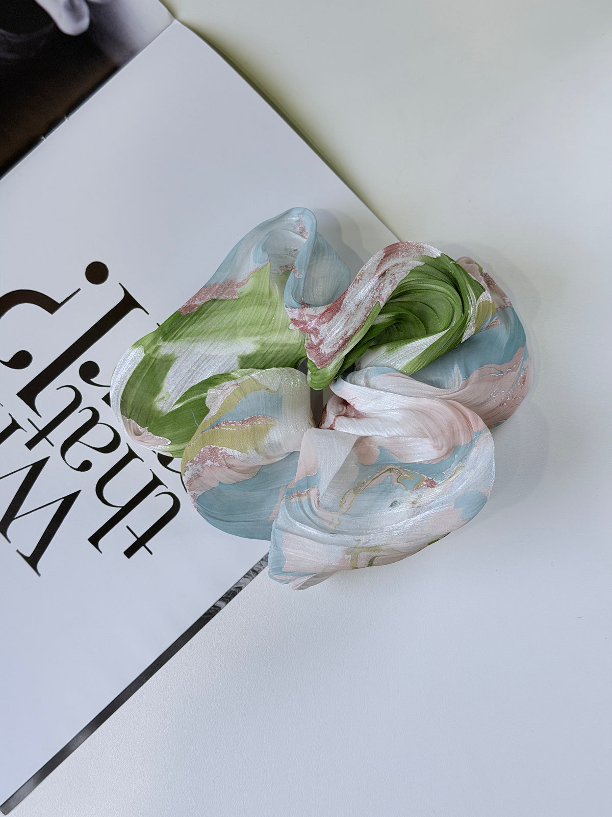 Shell Lacquer Scrunchie